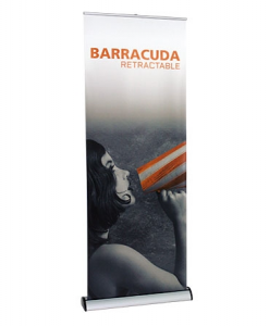 barracuda tradeshow banner stand