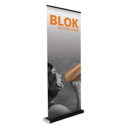 blok reteractable banner stand