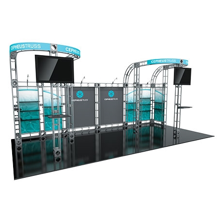 Cepheus 2 Truss System for Staging and Lighting Displays - 10 x 20 Space