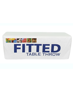 Fitted Table Throws with Custom Printing