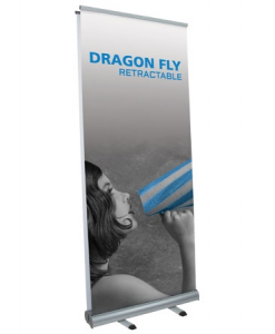 dragonfly retractable banner stand