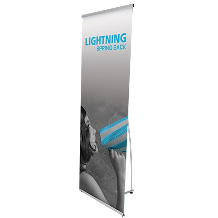 lightning banner stand