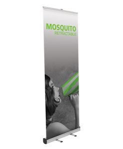 Mosquito Custom Printed Banner Stand - Economy Banner Stands for Trade Show Expos