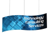 S-Curve Hanging Display for Trade Shows and Exhibits