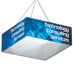 Square Hanging Structures for Trade Show Displays