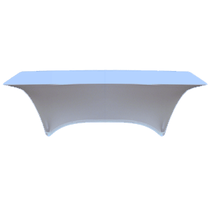 Stretch Fabric Buffet Table Covers - Light Blue