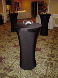 Custom Table Covers with Stretch Fabric