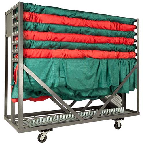 Pipe and Drape Storage Cart - Party Cart Combination Transportation Cart