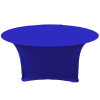 Sit Down Table Cover With Stretch Fabric - Royal Blue