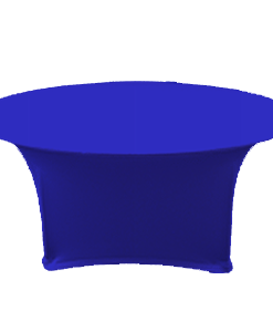 Sit Down Table Cover with Stretch Fabric - Royal Blue
